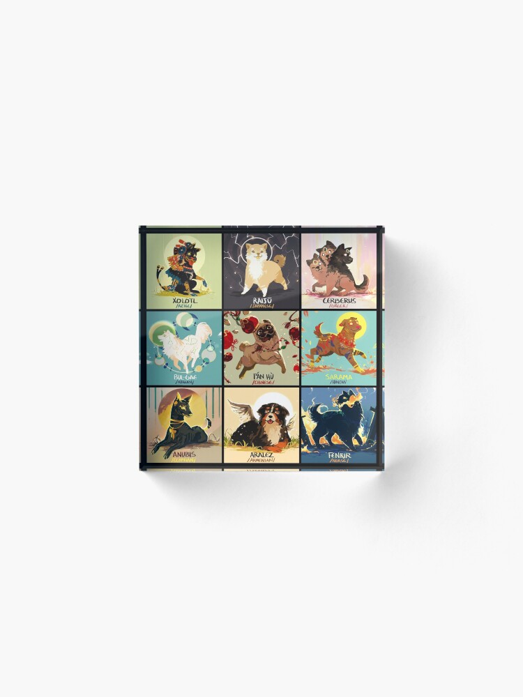 Alternate view of Mytho doggos #1 Acrylic Block