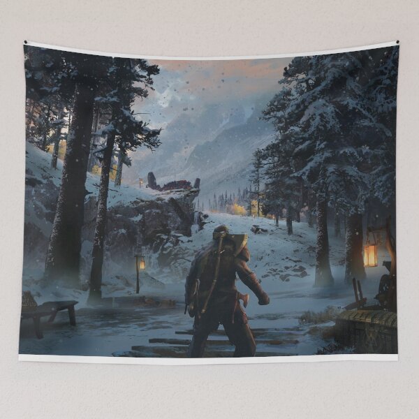 Artikelvorschau, Gott des Krieges 4 Kratos Snowy Forest entworfen und verkauft von The-Avatar.