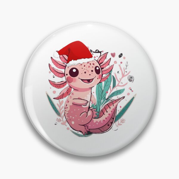 Artikelvorschau, Weihnachts-Axolotl entworfen und verkauft von MoniDigiDesigns.
