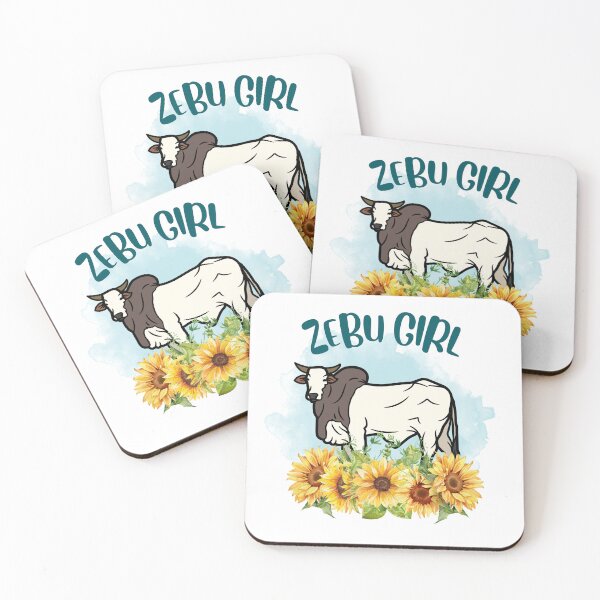 Item preview, Miniature zebu Girl, Zebu Cow Sunflower, Farm Life Design designed and sold by AryaSubramanian.