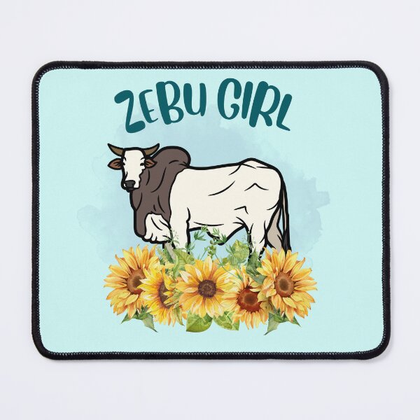 Item preview, Miniature zebu Girl, Zebu Cow Sunflower, Farm Life Design designed and sold by AryaSubramanian.