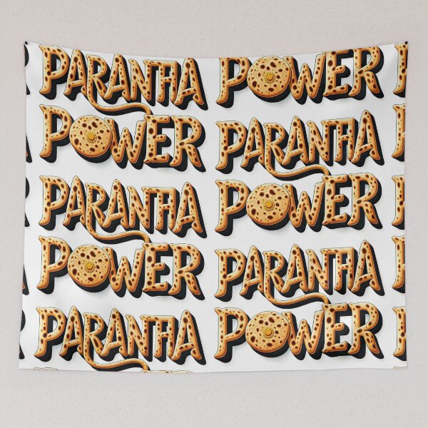 Item preview, Parantha Power - Funny Desi Punjabi Indian gift designed and sold by MagicStrawberry.