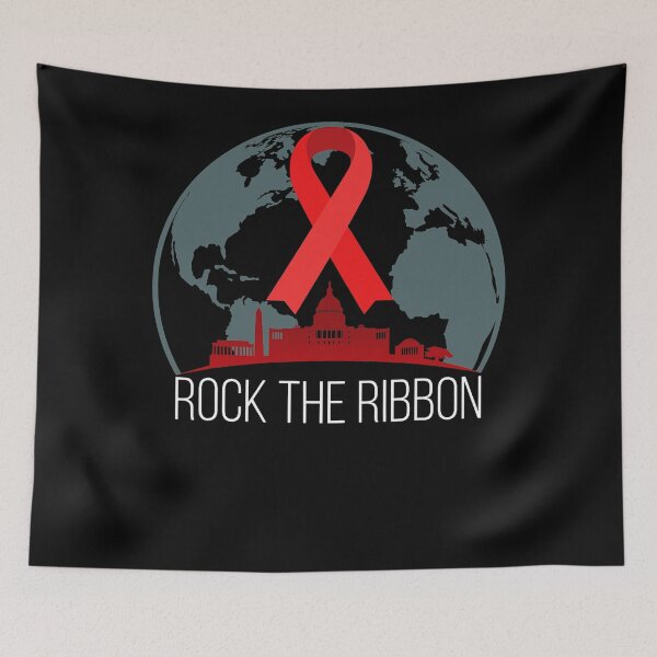 Artikelvorschau, AIDS-Bewusstsein rockt The Ribbon Washington DC entworfen und verkauft von EagmianPheolea.