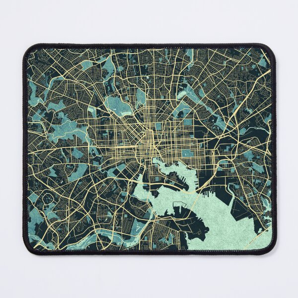 Item preview, Baltimore City Map of Maryland, USA - Summer designed and sold by deMAP.