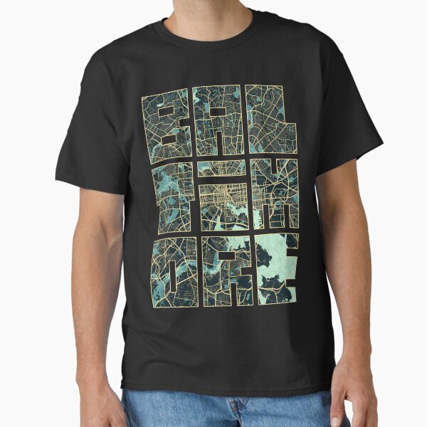 Item preview, Baltimore City Map of Maryland, USA - Summer designed and sold by deMAP.