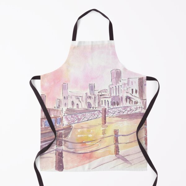 Item preview, Dubai UAE Early Morning Sunrise in Al Seef Old Town designed and sold by artshop77.