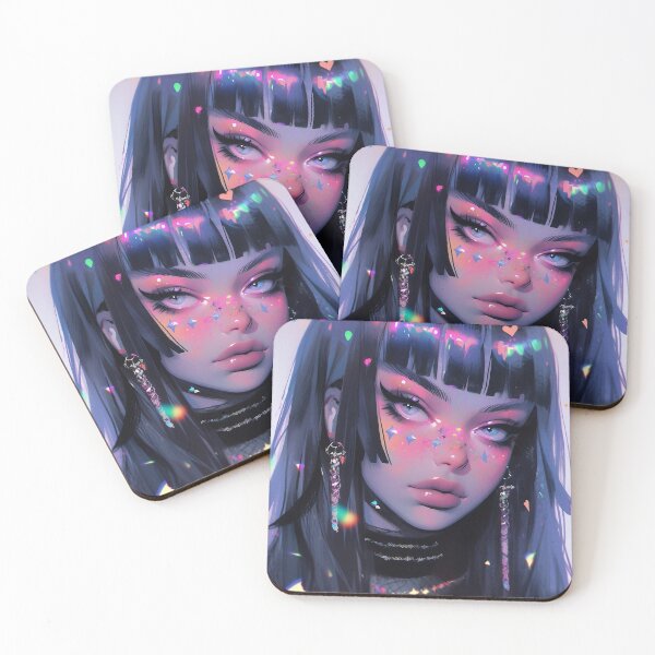 Item preview, Punk Pink Gothic Glitter Cleopatra designed and sold by bennievee.