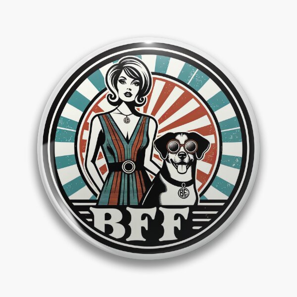 Item preview, BFF Best Friend Forever! dog and girl designed and sold by Arthoughts.