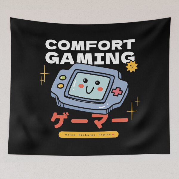 Item preview, Comfort Gaming Cozy Gamer Japanese Design designed and sold by ElLocoMus.