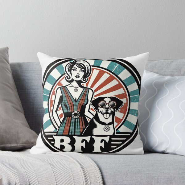 Item preview, BFF Best Friend Forever! dog and girl designed and sold by Arthoughts.