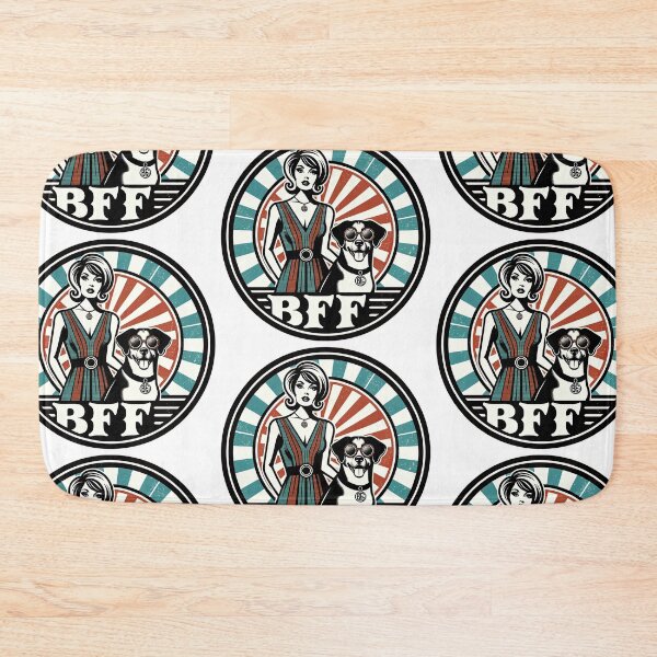 Item preview, BFF Best Friend Forever! dog and girl designed and sold by Arthoughts.