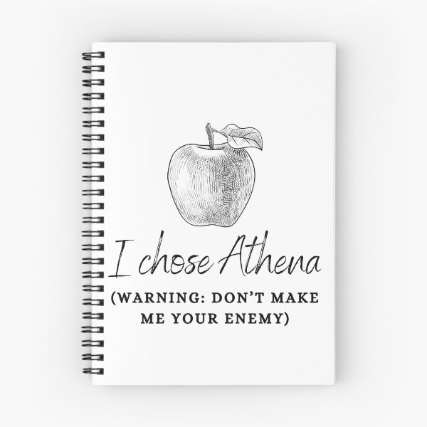 Item preview, "I Chose Athena  (Warning: Don't Make Me Your Enemy)" Golden Apple of Discord Greek Mythology Judgment of Paris designed and sold by Damoiseau.