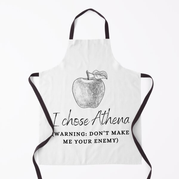 Item preview, "I Chose Athena  (Warning: Don't Make Me Your Enemy)" Golden Apple of Discord Greek Mythology Judgment of Paris designed and sold by Damoiseau.