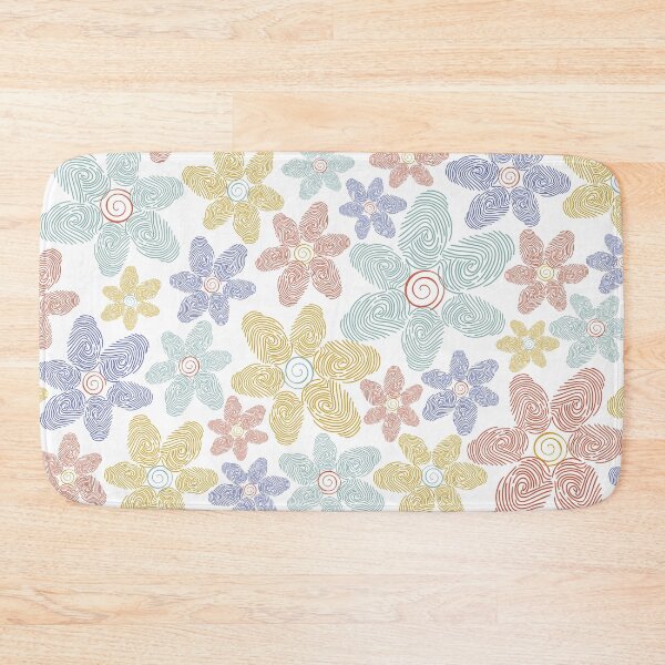Item preview, Latent Fingeprint Flower Pattern designed and sold by SceneOfTheCrime.