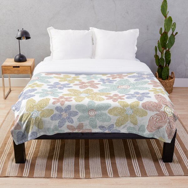 Item preview, Latent Fingeprint Flower Pattern designed and sold by SceneOfTheCrime.