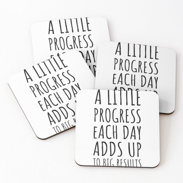 Item preview, A Little Progress Each Day Adds Up To Big Results designed and sold by safetysignprod.