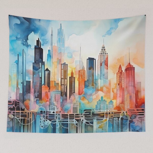 Item preview, "Technicolor Towers" - Rainbow Realty designed and sold by edge-studios.