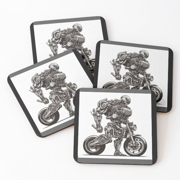 Item preview, Nu Prime Biker Robot designed and sold by JadenFA.