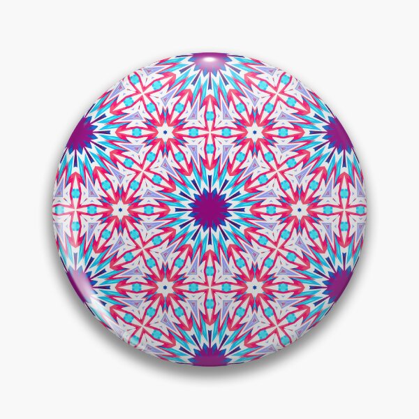 Item preview, Patrón sin costuras con forma de estrella persa rosa femenina designed and sold by designkd.