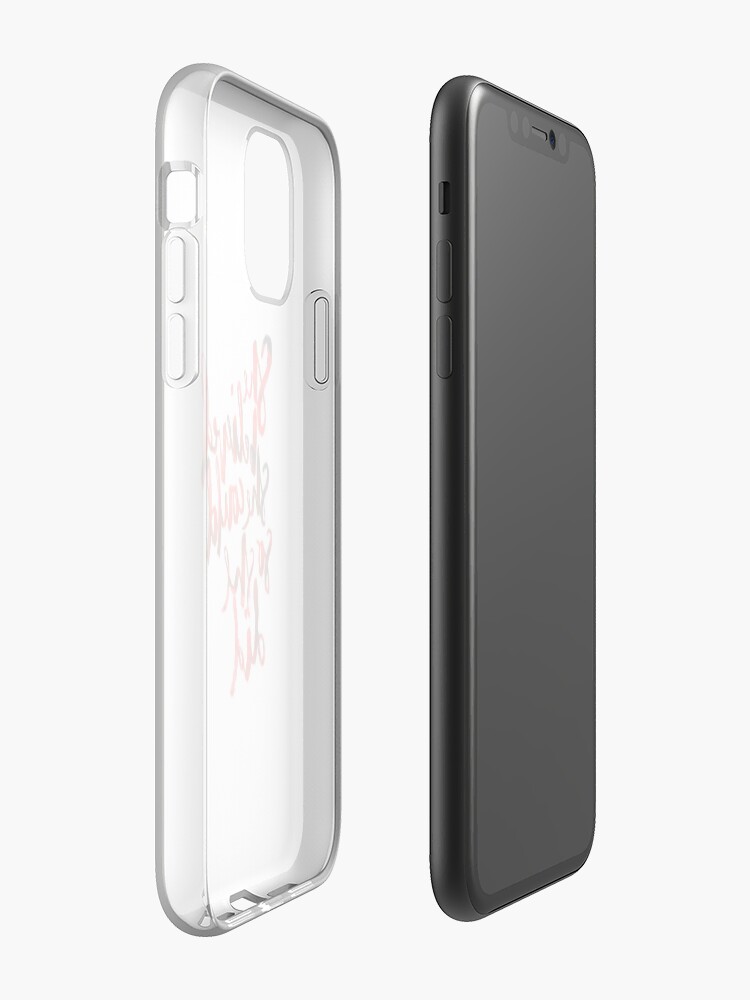 Coque iPhone « Elle croyait qu'elle pouvait alors elle l'a fait », par StylishTayla