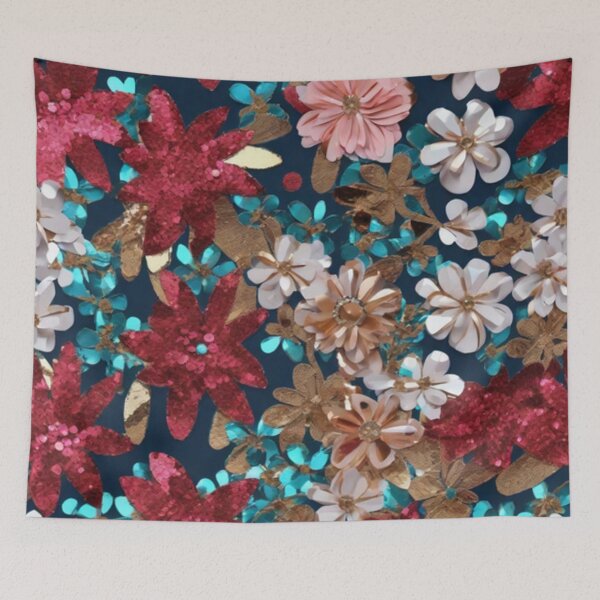 Item preview, Blossom Burst: Multicolored Sequin Elegance designed and sold by Poetic4Passion.