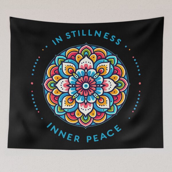 Item preview, In Stillness - Inner Peace - Mandala Art designed and sold by Mindful-Designs.