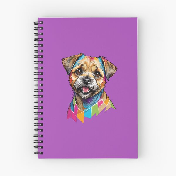 Item preview, Colorful Border Terrier Dog designed and sold by Bilisik.