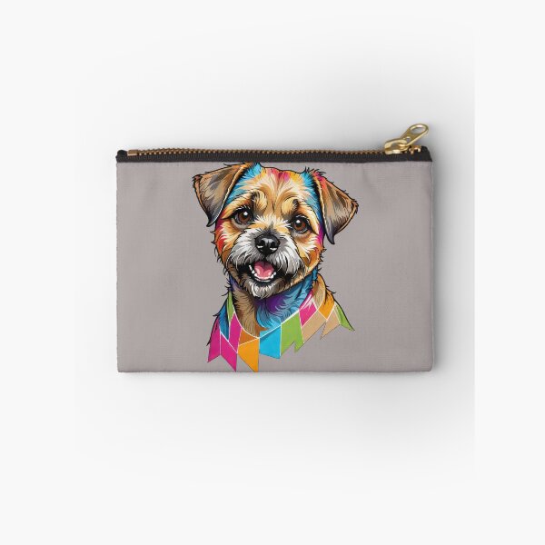 Item preview, Colorful Border Terrier Dog designed and sold by Bilisik.