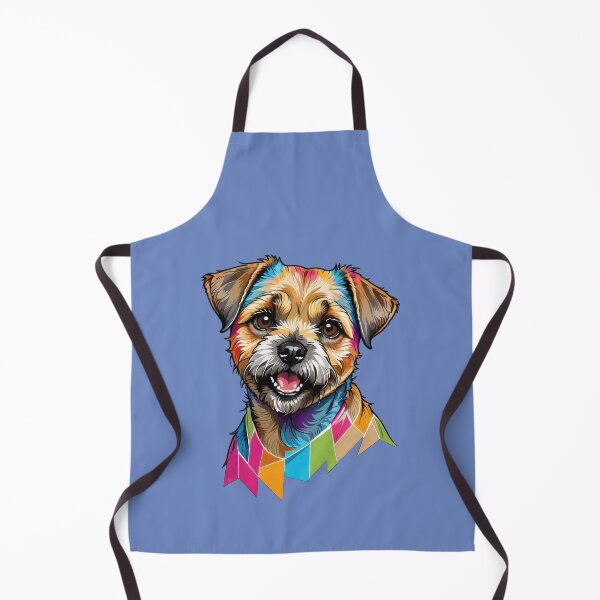 Item preview, Colorful Border Terrier Dog designed and sold by Bilisik.