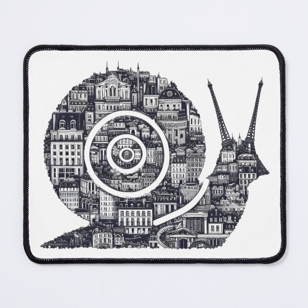 Item preview, Paris France Snail designed and sold by Animalandscapes Inc..