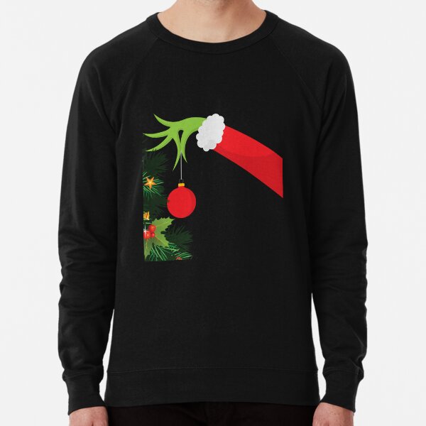 Grinch hand holding Louis Vuitton Ornament shirt, sweater, hoodie