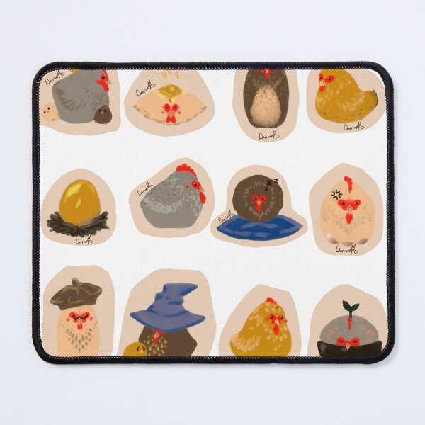 Item preview, Chicken Sticker Sheet 1 designed and sold by Cavalierious.