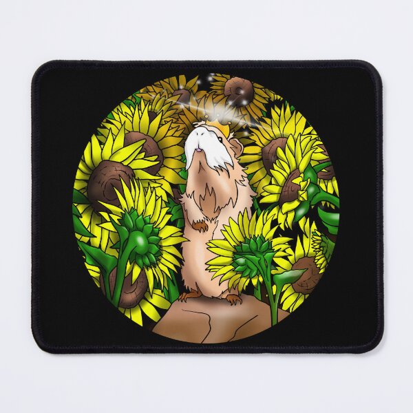 Item preview, Guinea Pig with Sunflowers | Gift for Guinea Pig Lover designed and sold by Marian Murdoch.