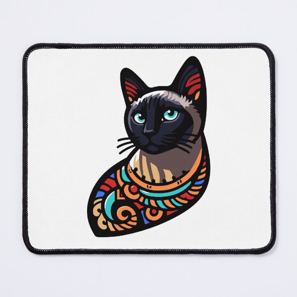 Aperçu de l'œuvre Beau chat siamois créée et vendue par SiMinDesigns.