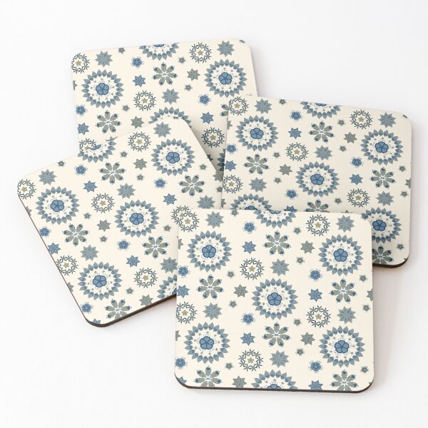 Item preview, Boho Floral Ornaments Mandala Snowflakes Pattern designed and sold by BrankaPD.