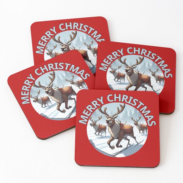 Item preview, Joyful Reindeer Christmas Spirit Wild Run designed and sold by ChicTrendz.