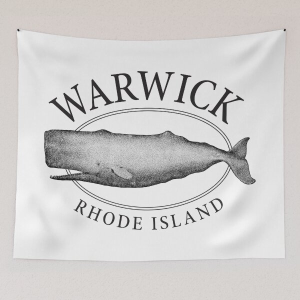 Item preview, Warwick Rhode Island Vintage Whale Design designed and sold by Futurebeachbum.