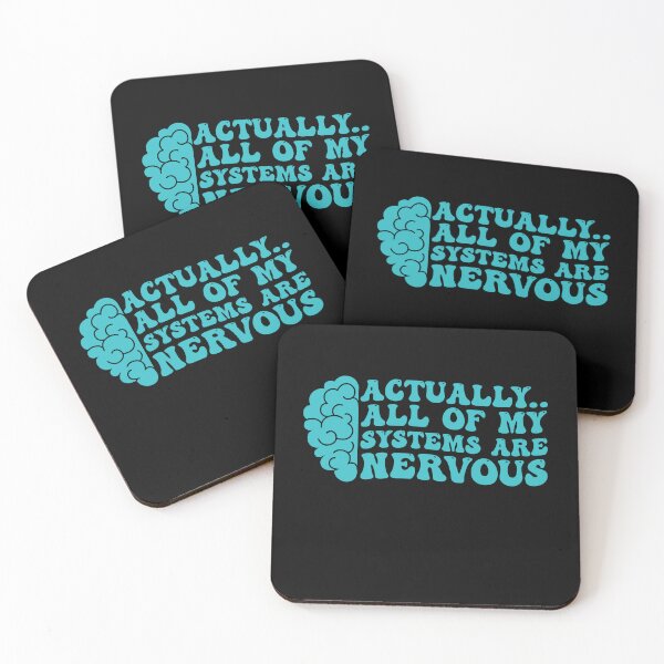 Item preview, Actually All Of My Systems are Nervous Cute Anxiety designed and sold by Amineharoni.