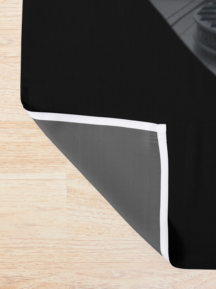 Thumbnail 2 of 5, Shower Curtain, Spacewolf 2: Reckoning: Spaceship hangar designed and sold by lightphaser.