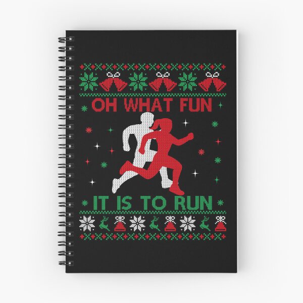 Item preview, Funny Running Ugly Christmas Oh What Fun It Is To Run designed and sold by EIMgraphic.