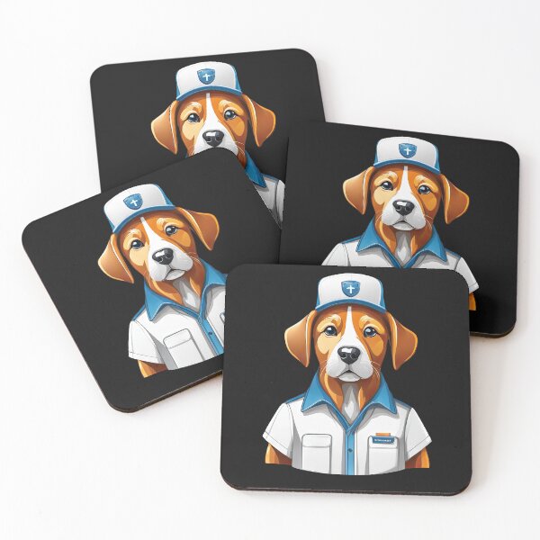 Item preview, Cavalier King Dog dressed as a worker designed and sold by Bilisik.