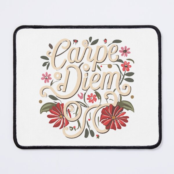 Item preview, Carpe Diem Flower Calligraphy   designed and sold by LittleHappies.