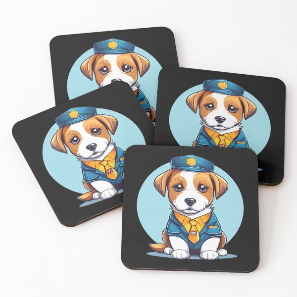 Item preview, Cavalier King Dog dressed as a Police designed and sold by Bilisik.