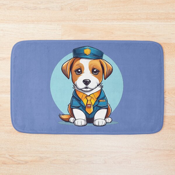 Item preview, Cavalier King Dog dressed as a Police designed and sold by Bilisik.