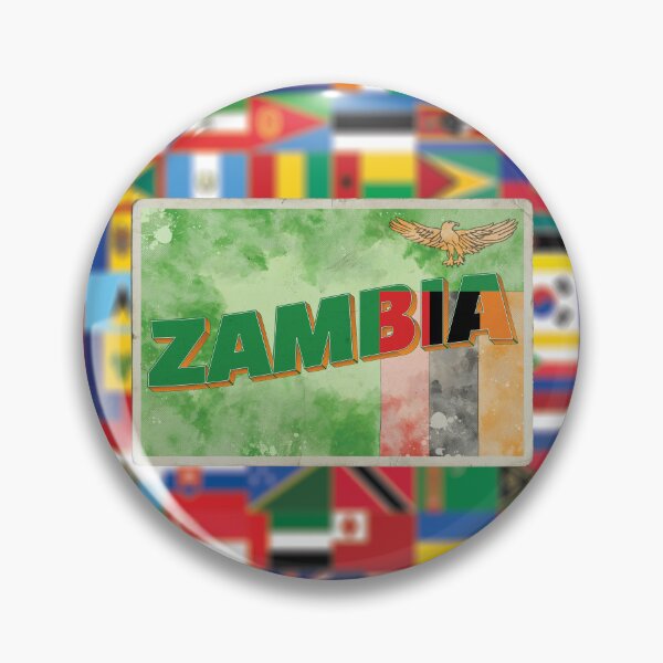 Item preview, Zambia vintage style retro souvenir designed and sold by DeveloperProp0.