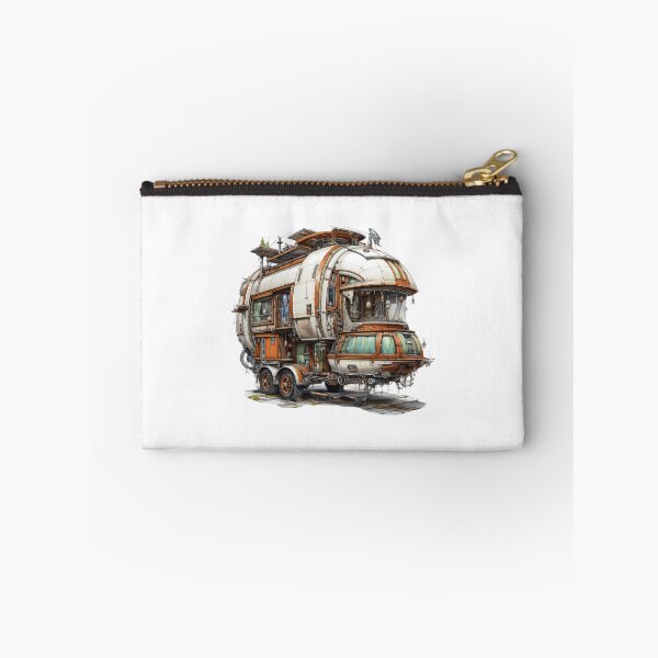 Item preview, Dibujo de diseño cyberpunk eco-camper designed and sold by EcoCamper.