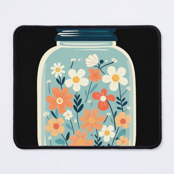 Item preview, Mason Jar With Flowers. Funny Gifts For Flower Lovers 1/6 designed and sold by MatSatArt.