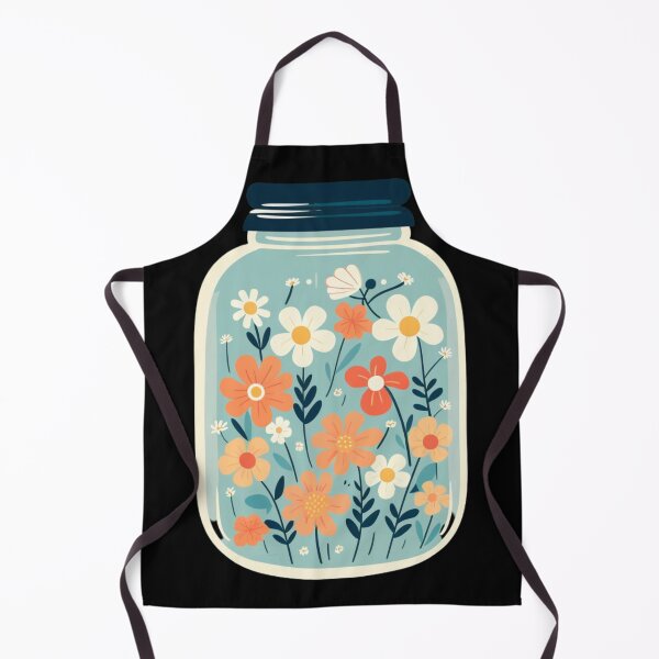 Item preview, Mason Jar With Flowers. Funny Gifts For Flower Lovers 1/6 designed and sold by MatSatArt.