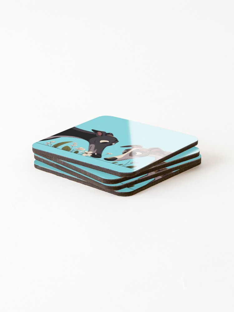 Thumbnail 4 of 5, Coasters (Set of 4), Sniffs designed and sold by IdlePython.
