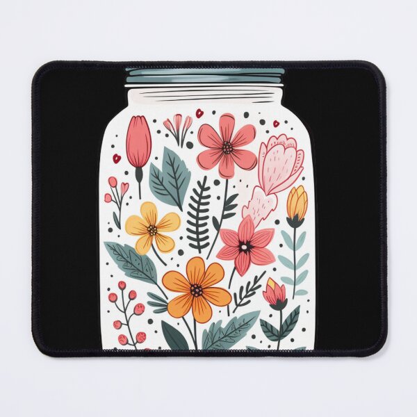 Item preview, Mason Jar With Flowers. Funny Gifts For Flower Lovers 2/6 designed and sold by MatSatArt.